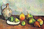 Paul Cezanne Stilleben Krug und Fruchte Germany oil painting reproduction